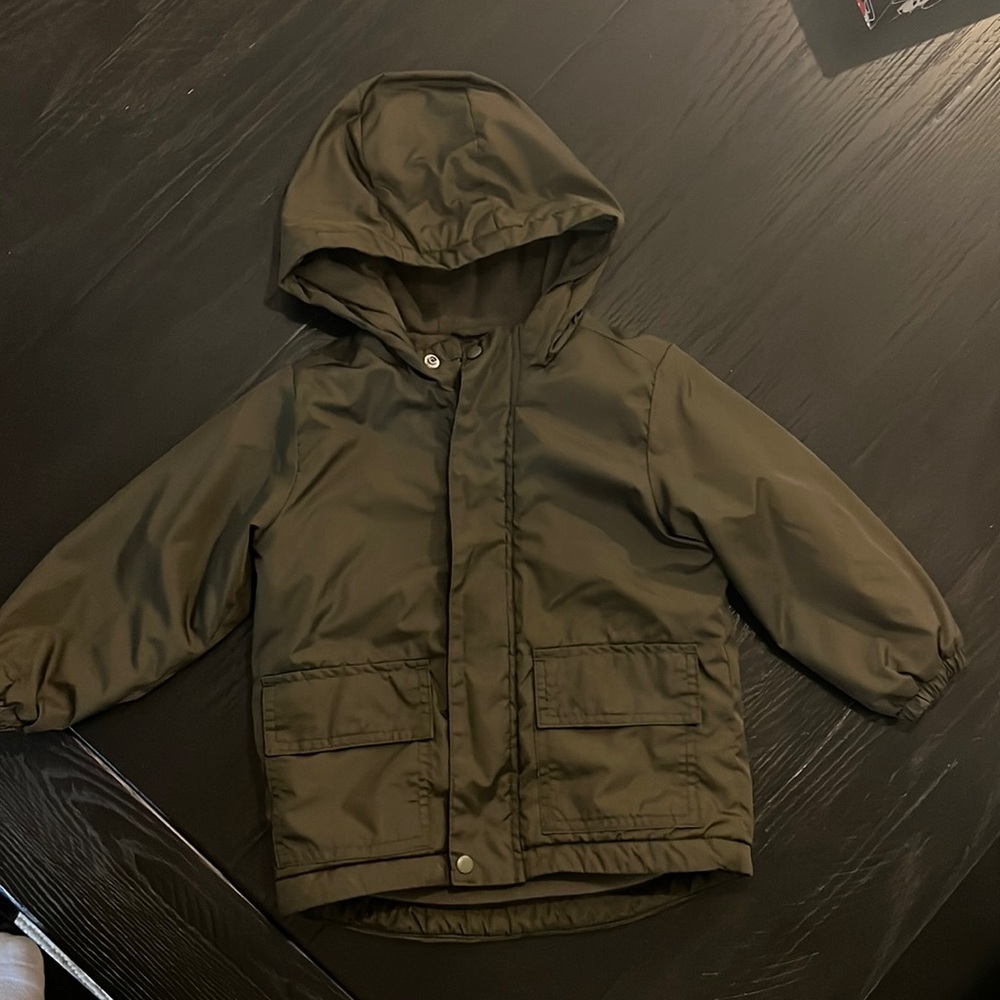 {Old Navy} Army Green Insulated Fall Coat -3T